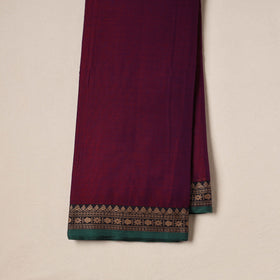 Dharwad Cotton Plain Fabric with Thread Border 13