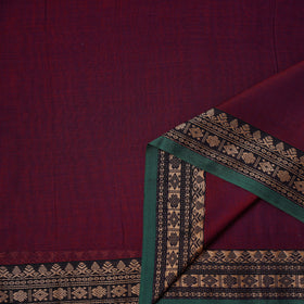 Dharwad Cotton Plain Fabric with Thread Border 13