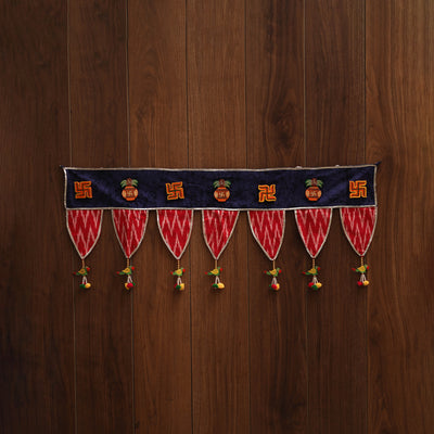 Handmade fabric toran for festive decor 94 - handcrafted