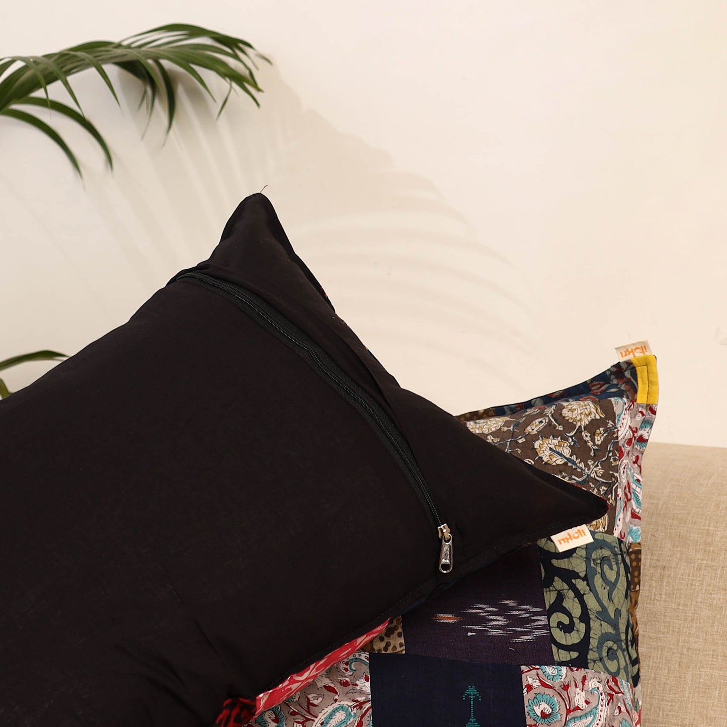 Set of 2 Patchwork Pillow Covers 92