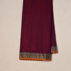 Dharwad Cotton Plain Fabric with Thread Border 15