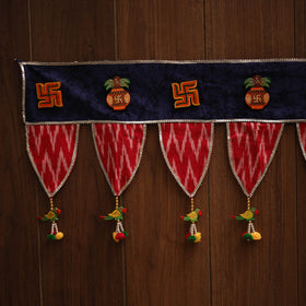 Handmade fabric toran for festive decor 94 - handcrafted