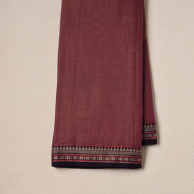 Dharwad Cotton Plain Fabric with Thread Border 16