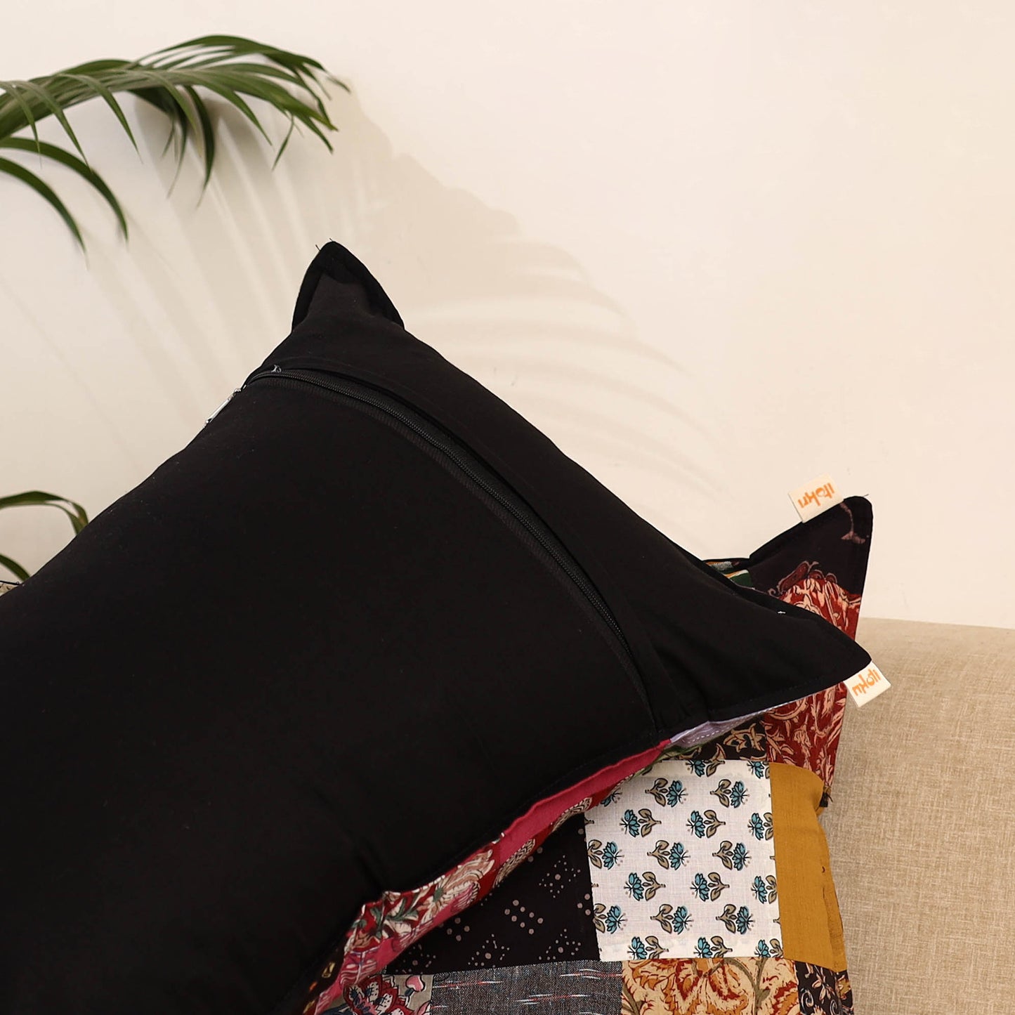 Set of 2 Patchwork Pillow Covers 94