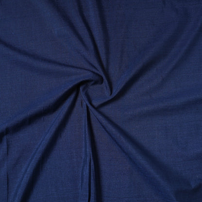 Blue - Vidarbha Handloom Pure Tussar x Katia Silk Precut Fabric (1.75 meter) 41