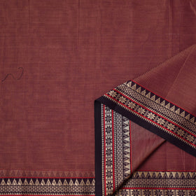 Dharwad Cotton Plain Fabric with Thread Border 16
