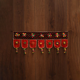 Handmade fabric toran for festive decor 97 - handcrafted