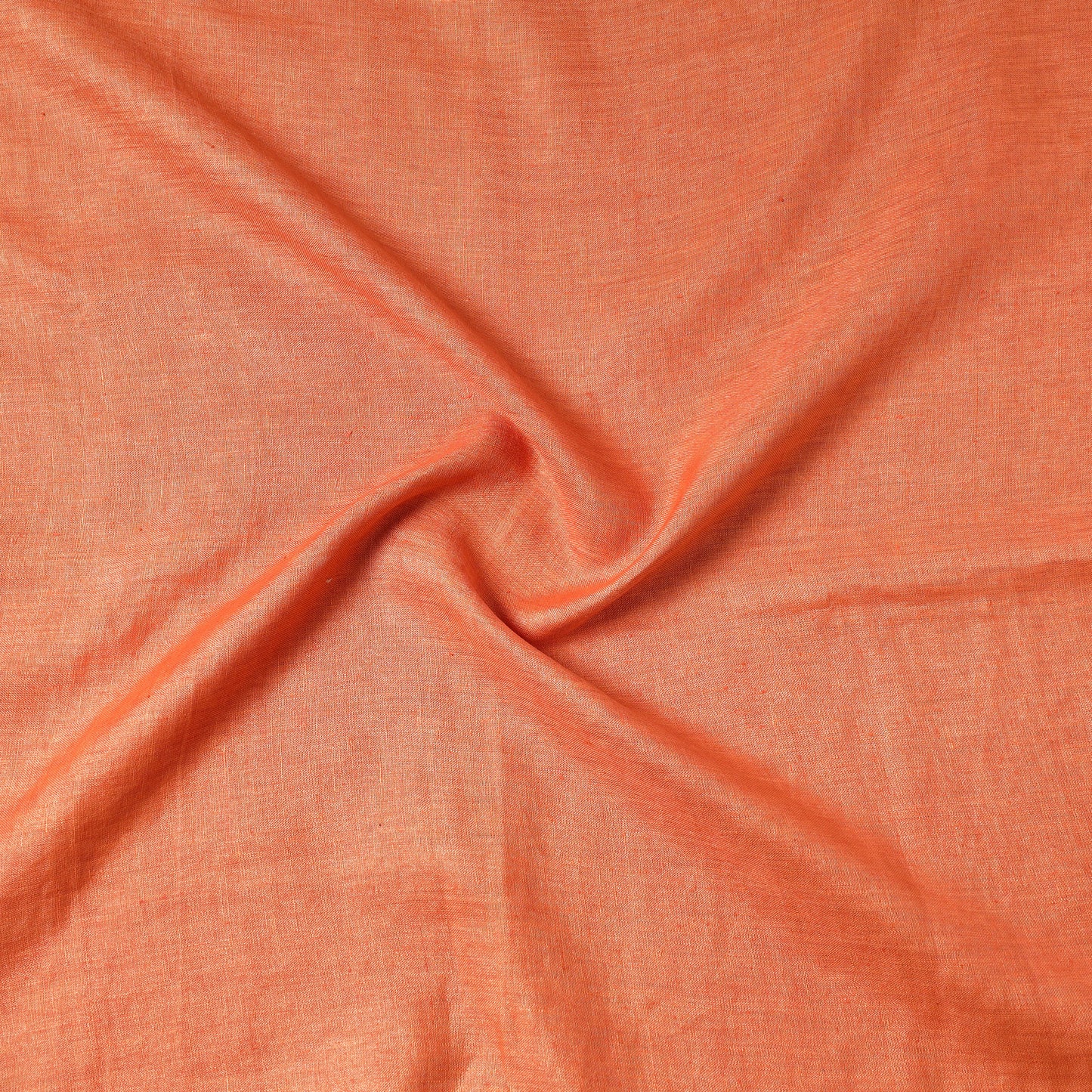 Orange - Vidarbha Handloom Pure Tussar x Katia Silk Precut Fabric (1.5 meter) 42