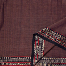 Dharwad Cotton Plain Fabric with Thread Border 17