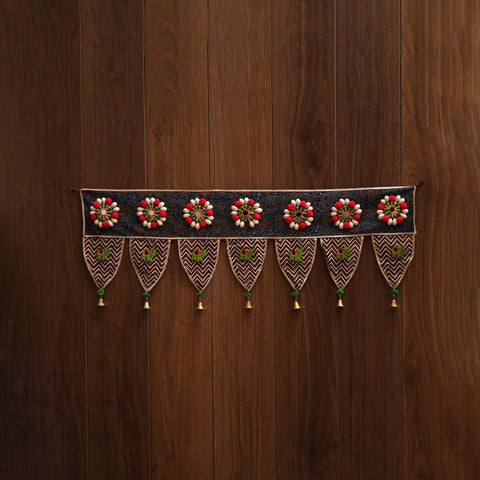 Handmade fabric toran for festive decor 98 - handcrafted