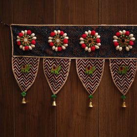 Handmade fabric toran for festive decor 98 - handcrafted
