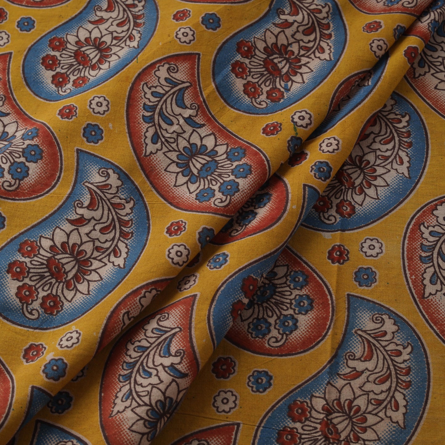 Kalamkari Printed Cotton Fabric 09