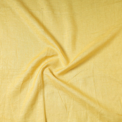 Yellow - Vidarbha Handloom Pure Tussar x Katia Silk Precut Fabric (0.9 meter) 44