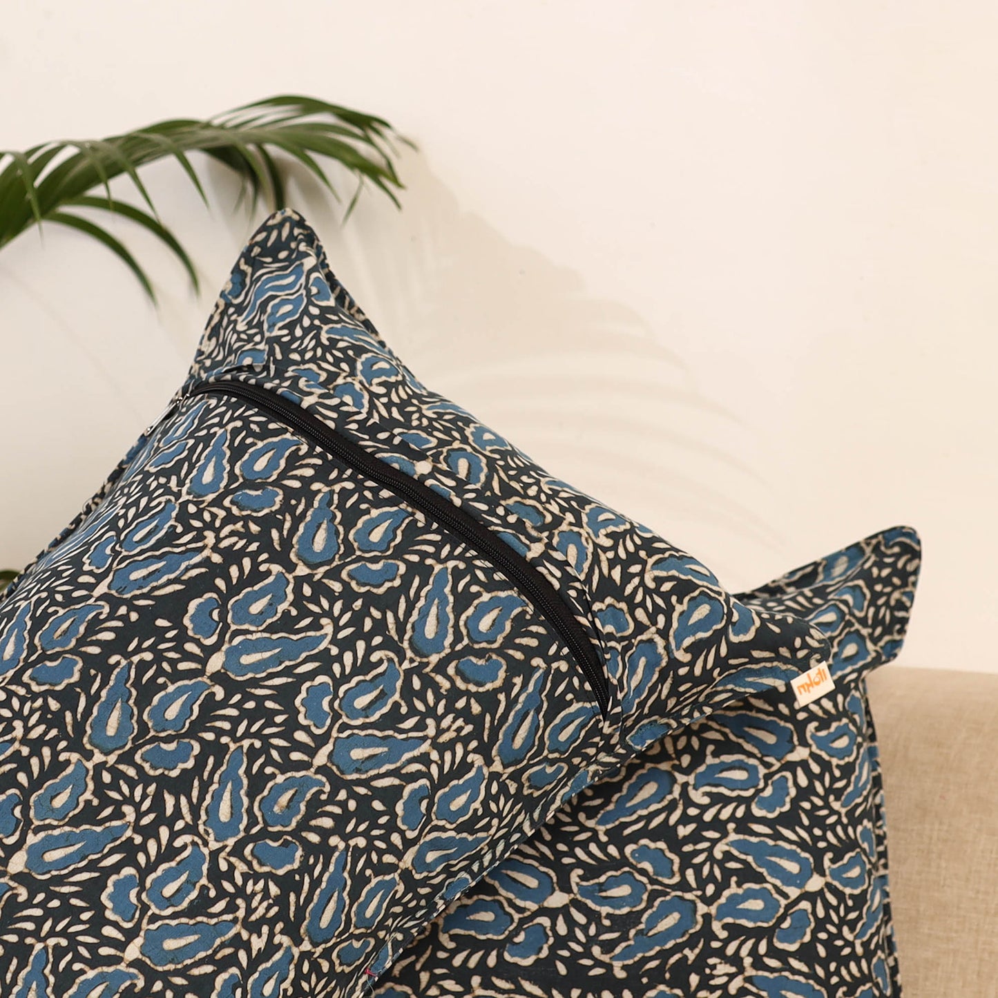 Set of 2 Akola Hand Block Print Pillow Covers 99
