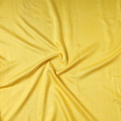 Yellow - Vidarbha Handloom Pure Tussar x Katia Silk Precut Fabric (1.7 meter) 45