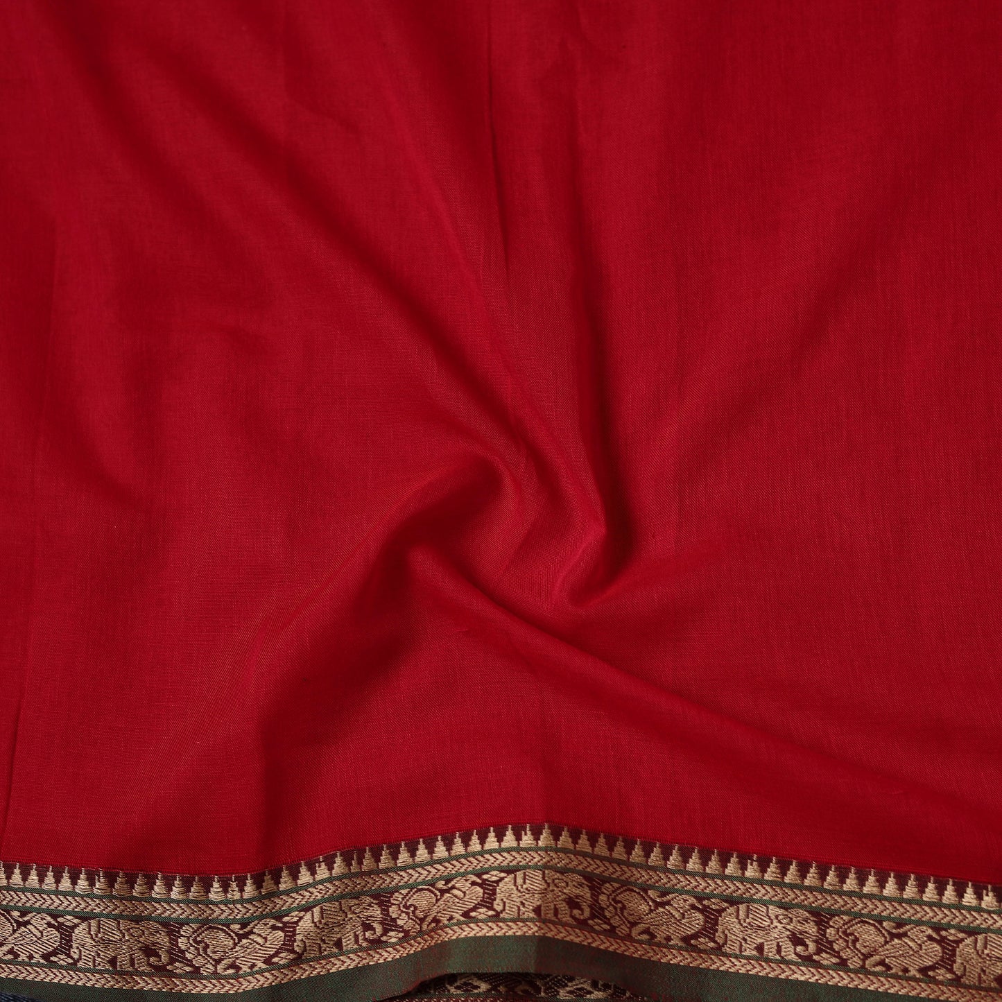 Dharwad Cotton Plain Fabric with Thread Border 19
