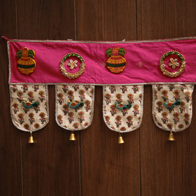 Handmade fabric toran for festive decor 101 - handcrafted