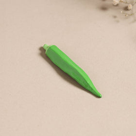 Ladyfinge - handpainted terracotta magnet 08 - handcrafted