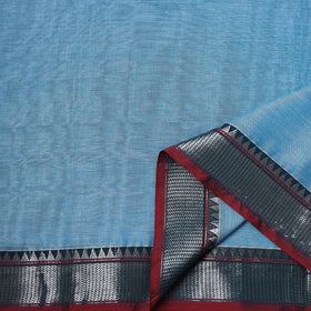 Dharwad Cotton Plain Fabric with Zari Border 20