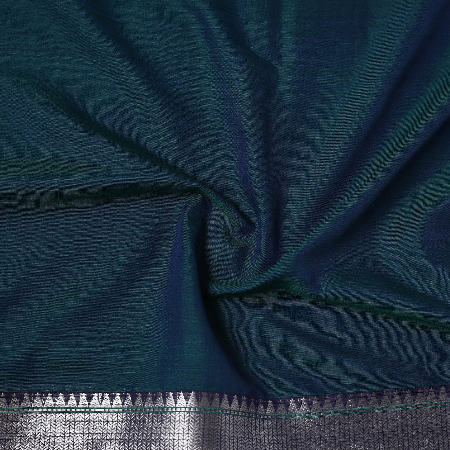 Dharwad Cotton Plain Fabric with Zari Border 21
