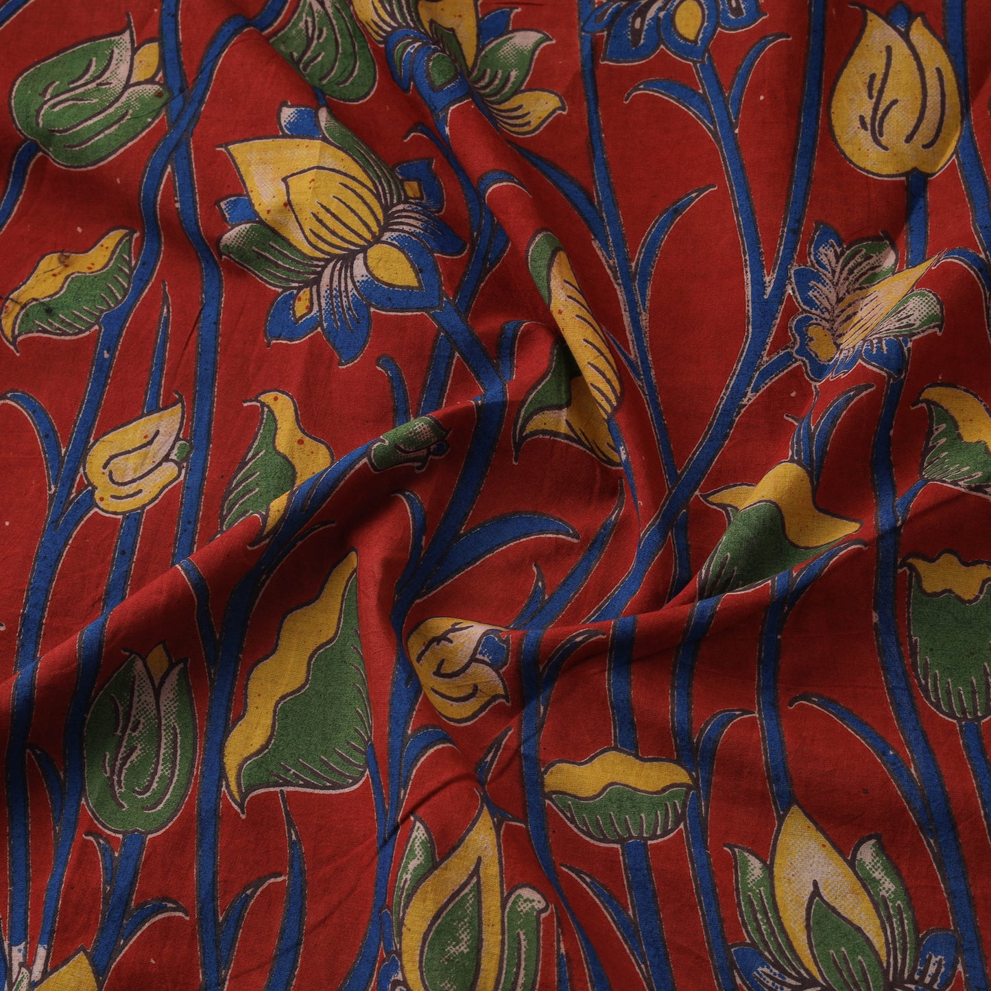 Kalamkari Printed Cotton Fabric 13
