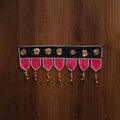 Handmade fabric toran for festive decor 105 - handcrafted