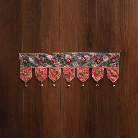 Handmade fabric toran for festive decor 106 - handcrafted