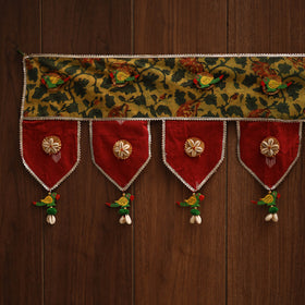 Handmade fabric toran for festive decor 107 - handcrafted