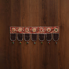 Handmade fabric toran for festive decor 108 - handcrafted