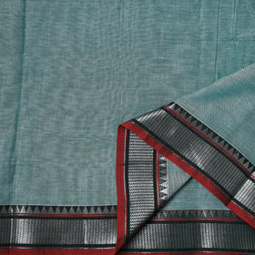Dharwad Cotton Plain Fabric with Zari Border 24