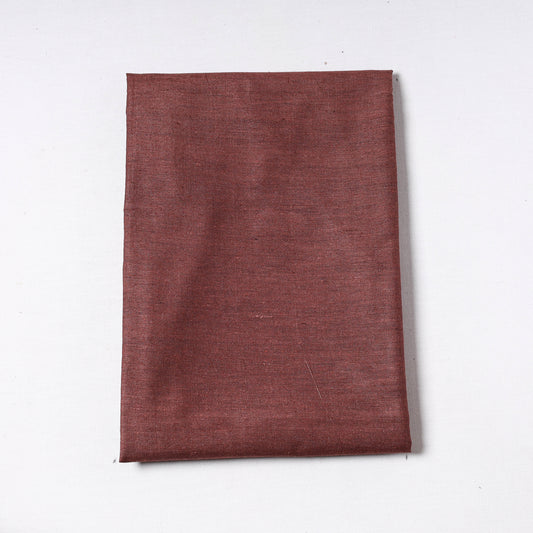 Maroon - Vidarbha Handloom Pure Tussar x Katia Silk Precut Fabric (1.6 meter) 53