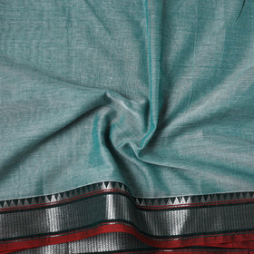 Dharwad Cotton Plain Fabric with Zari Border 24