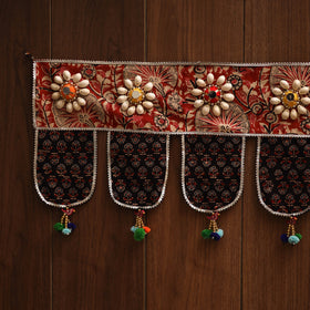 Handmade fabric toran for festive decor 108 - handcrafted