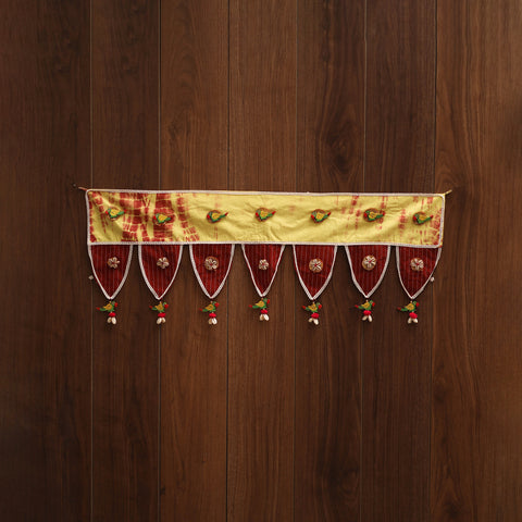 Handmade fabric toran for festive decor 109 - handcrafted