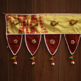 Handmade fabric toran for festive decor 109 - handcrafted