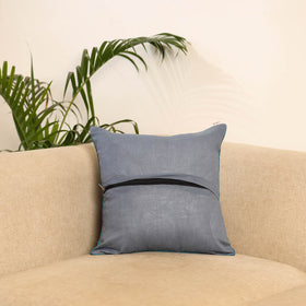 Blue - Pochampally Ikat Cushion Cover 04