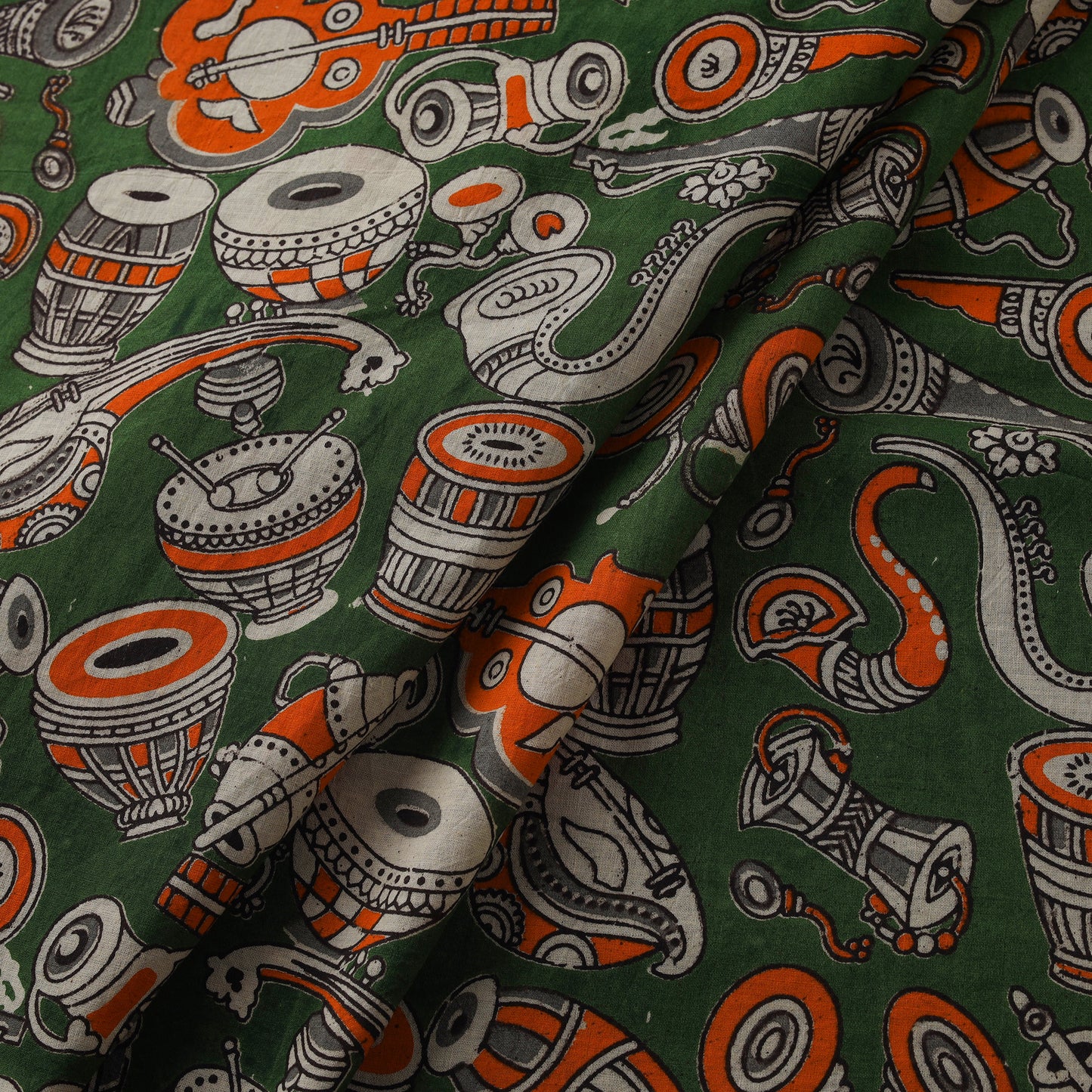 Kalamkari Printed Cotton Fabric 21