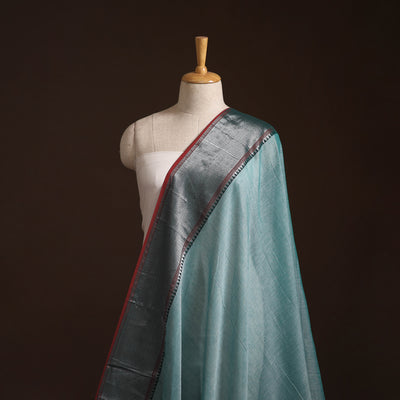 Dharwad Cotton Plain Fabric with Zari Border 24
