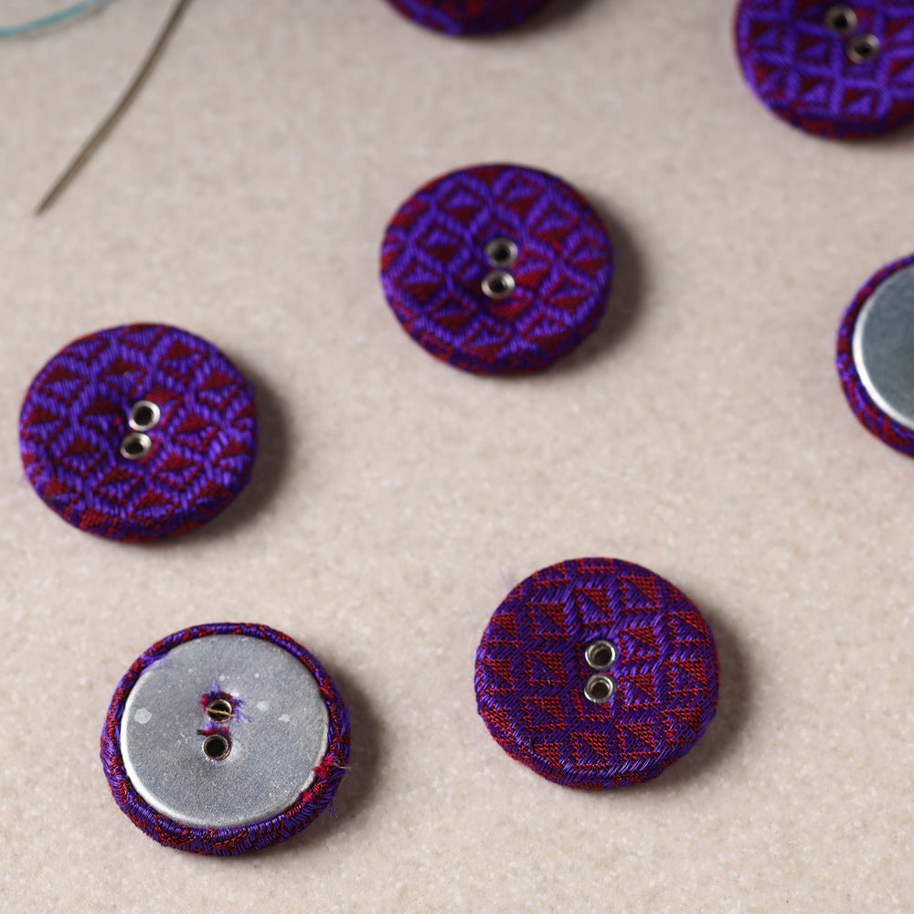 2.5cm Buttonbaaz Handmade Button Big (Set of 8) 44