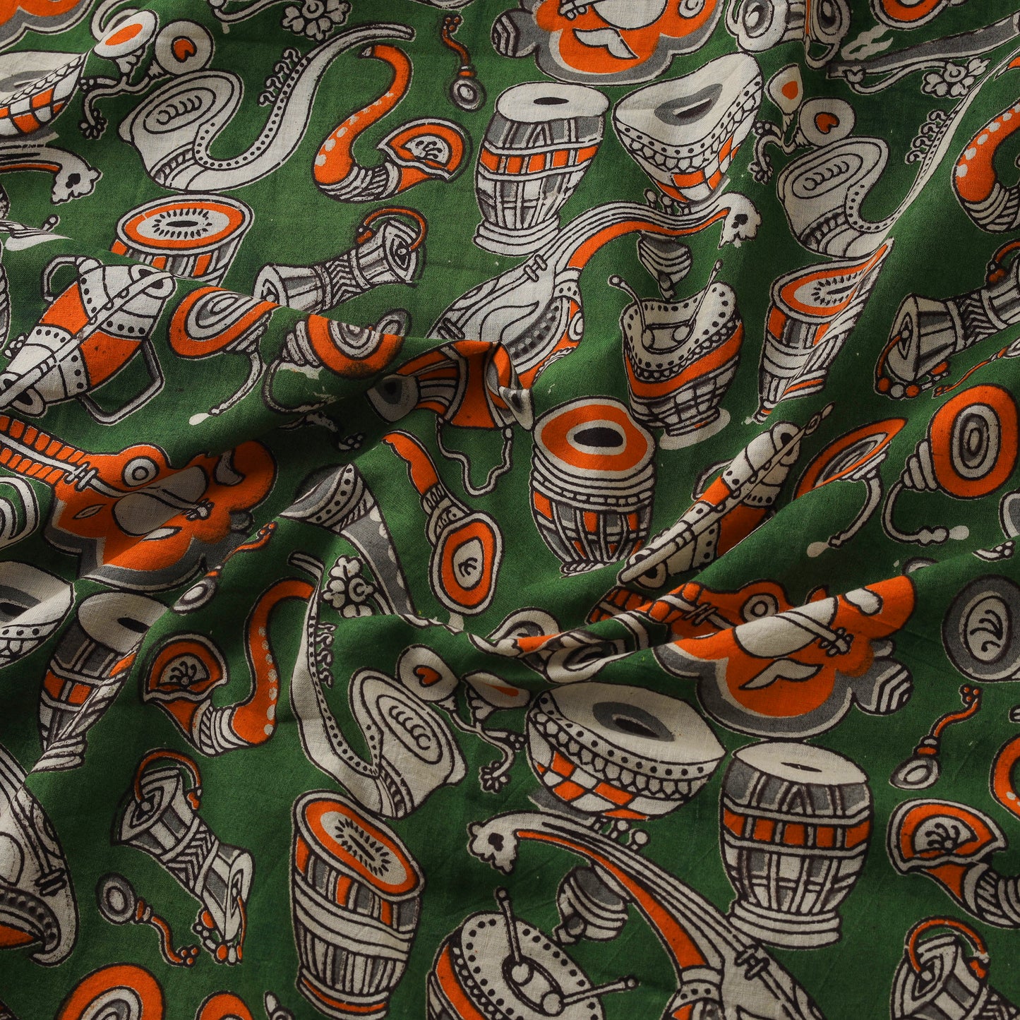 Kalamkari Printed Cotton Fabric 21