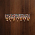 Handmade fabric toran for festive decor 113 - handcrafted