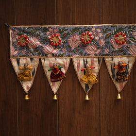 Handmade fabric toran for festive decor 113 - handcrafted