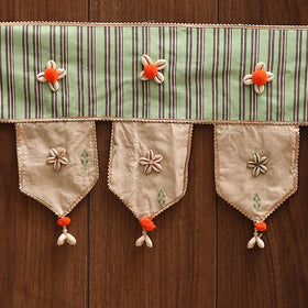 Handmade fabric toran for festive decor 114 - handcrafted