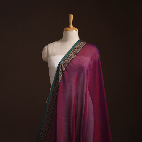 Dharwad Cotton Plain Fabric with Thread Border 13