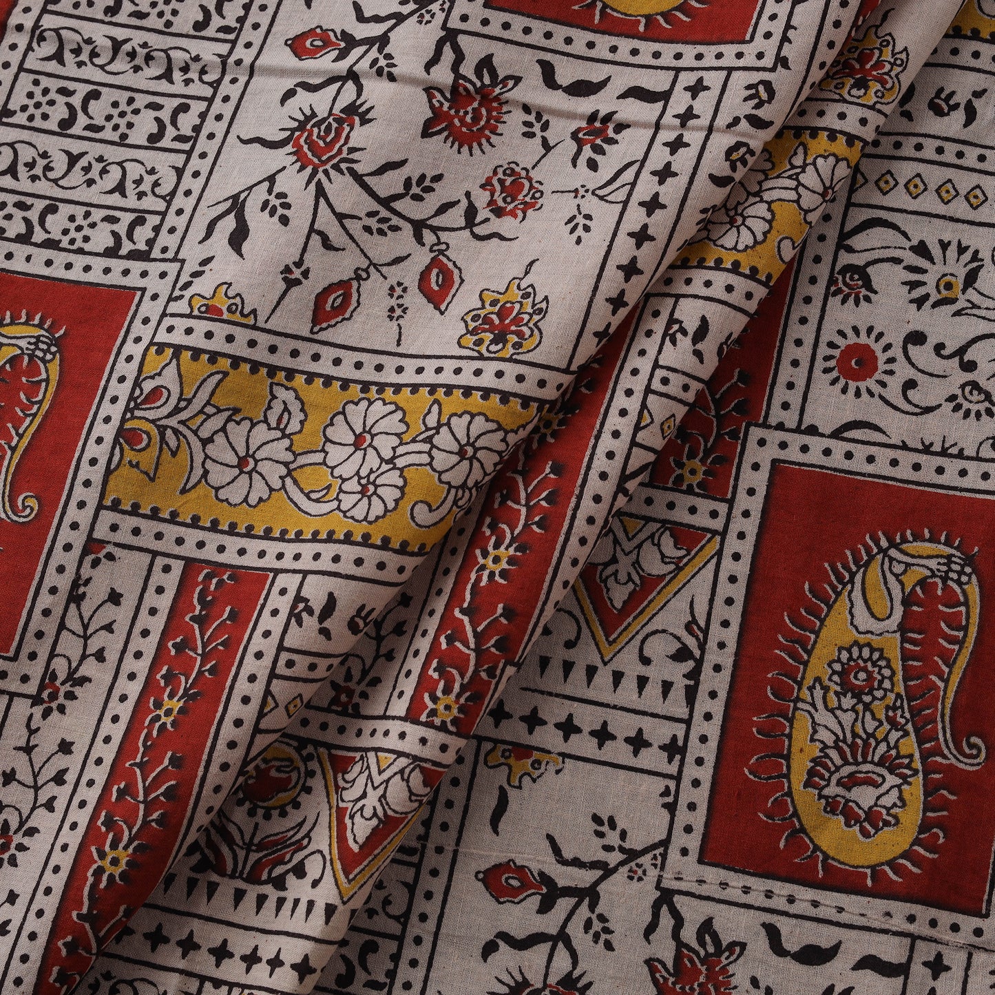 Kalamkari Printed Cotton Fabric 27