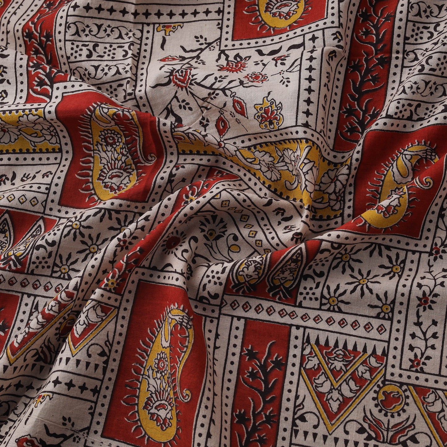 Kalamkari Printed Cotton Fabric 27