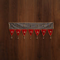 Handmade fabric toran for festive decor 117 - handcrafted