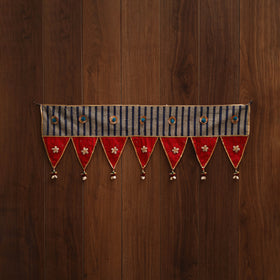 Handmade fabric toran for festive decor 117 - handcrafted