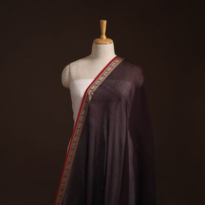 Dharwad Cotton Plain Fabric with Thread Border 10