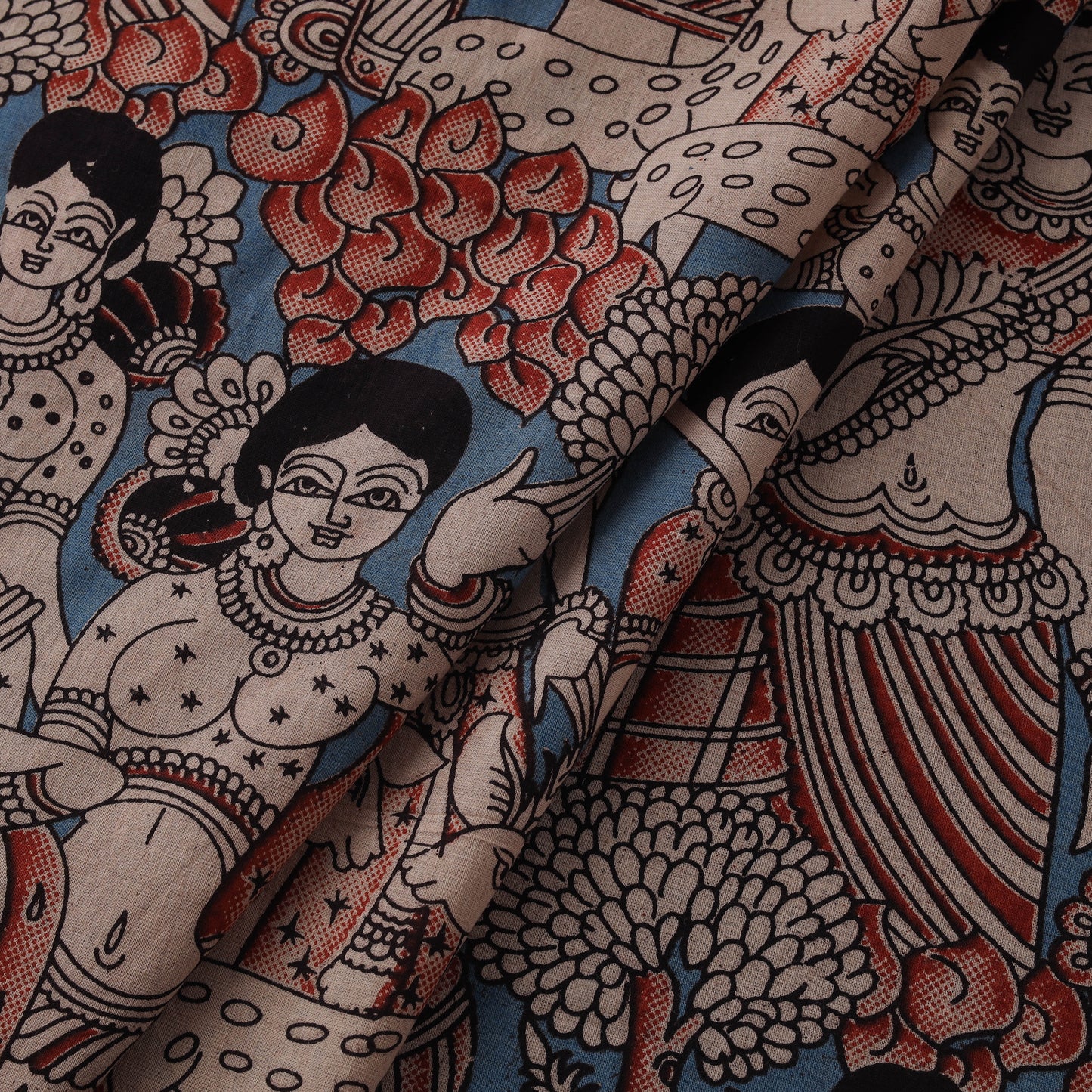 Kalamkari Printed Cotton Fabric 30